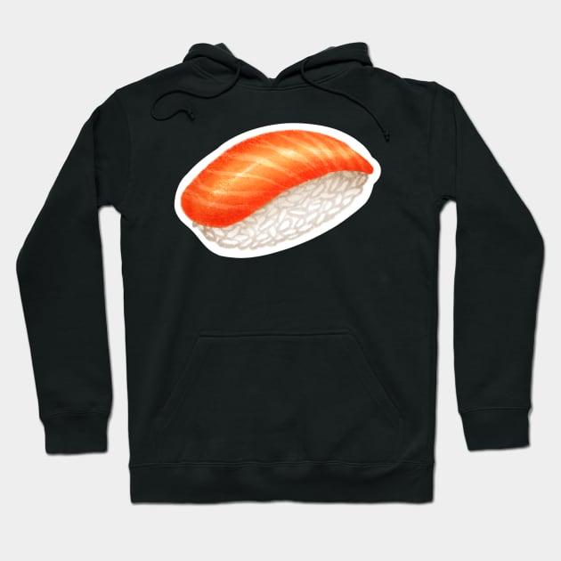 salmon nigiri sushi Hoodie by neniarts